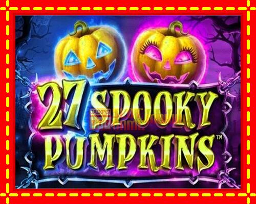 Gép 27 Spooky Pumpkins: ingyenes és regisztráció nélkül