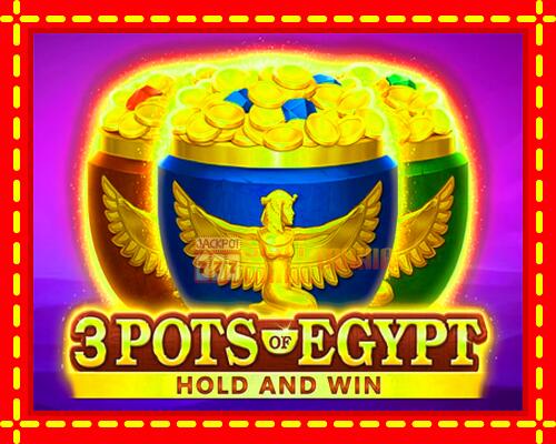 Gép 3 Pots of Egypt: ingyenes és regisztráció nélkül