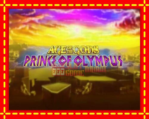 Gép Age of the Gods Prince of Olympus: ingyenes és regisztráció nélkül