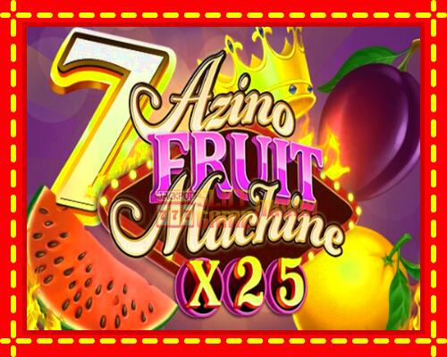 Gép Azino Fruit Machine x25: ingyenes és regisztráció nélkül