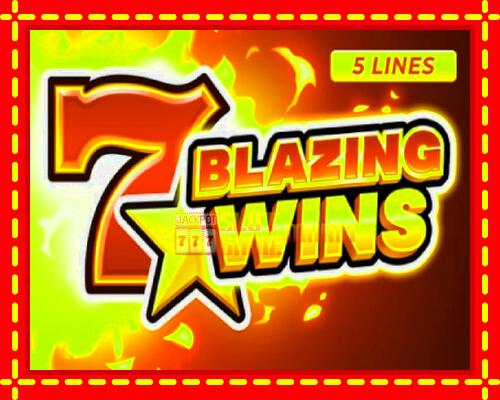 Gép Blazing Wins: ingyenes és regisztráció nélkül