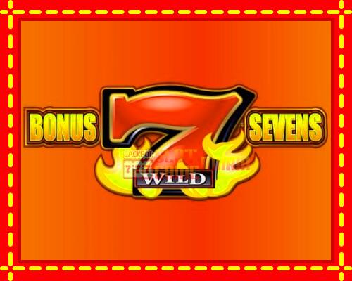 Gép Bonus Sevens Wild: ingyenes és regisztráció nélkül