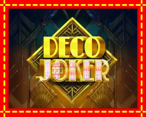 Gép Deco Joker: ingyenes és regisztráció nélkül