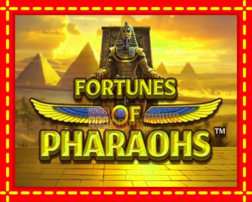 Gép Fortunes of Pharaohs: ingyenes és regisztráció nélkül