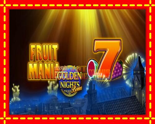 Gép Fruit Mania Golden Nights: ingyenes és regisztráció nélkül