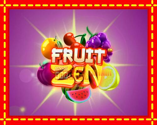 Gép Fruit Zen: ingyenes és regisztráció nélkül