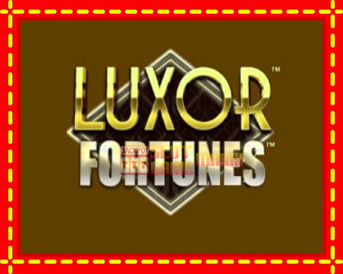 Gép Luxor Fortunes: ingyenes és regisztráció nélkül