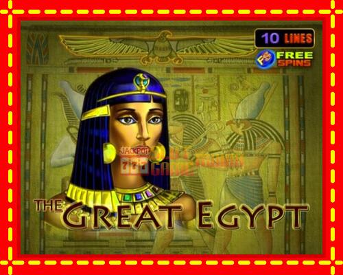 Gép The Great Egypt: ingyenes és regisztráció nélkül