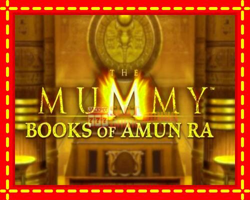 Gép The Mummy Books of Amun Ra: ingyenes és regisztráció nélkül