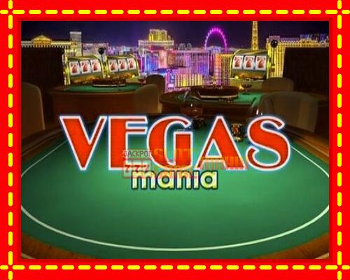 Gép Vegas Mania: ingyenes és regisztráció nélkül